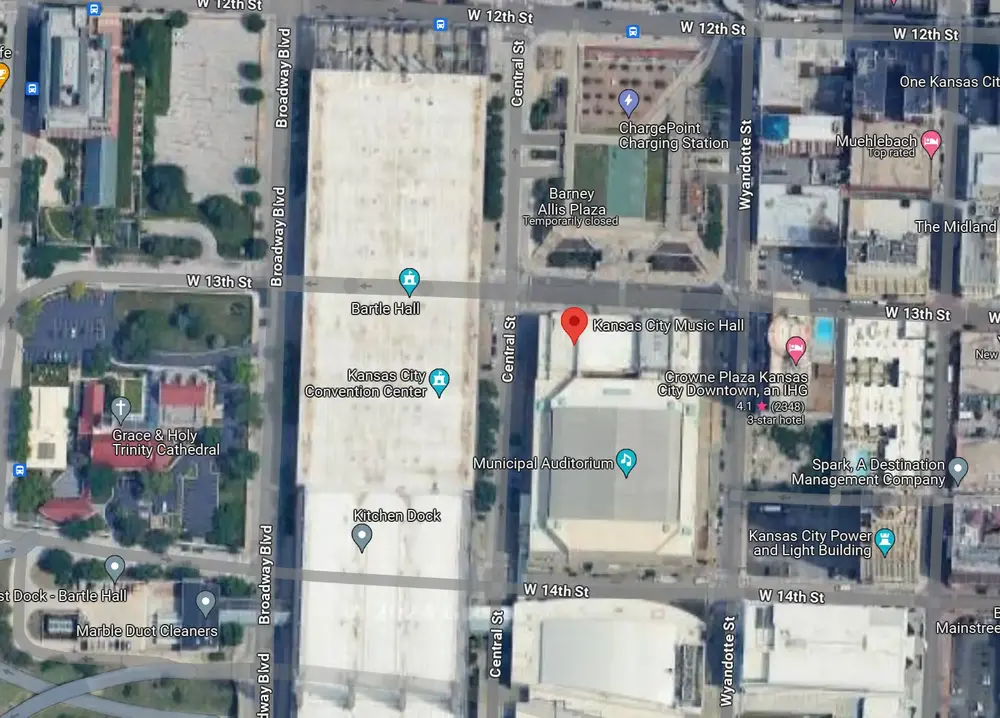 kansas city music hall parking